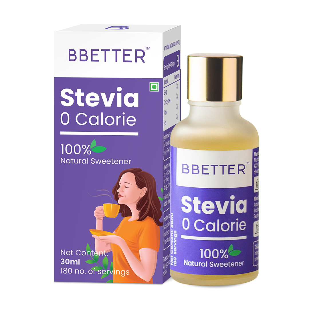 Stevia - 100% Natural | 0 Calorie | Pack of 3